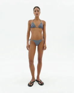 Bas de bikini réglable à carreaux vichy Palermo