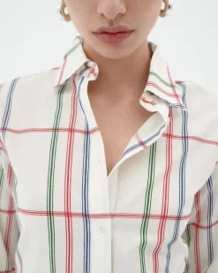Blouse à carreaux Katha