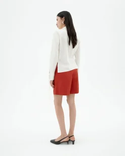 Blouse blanche croisée Lenie