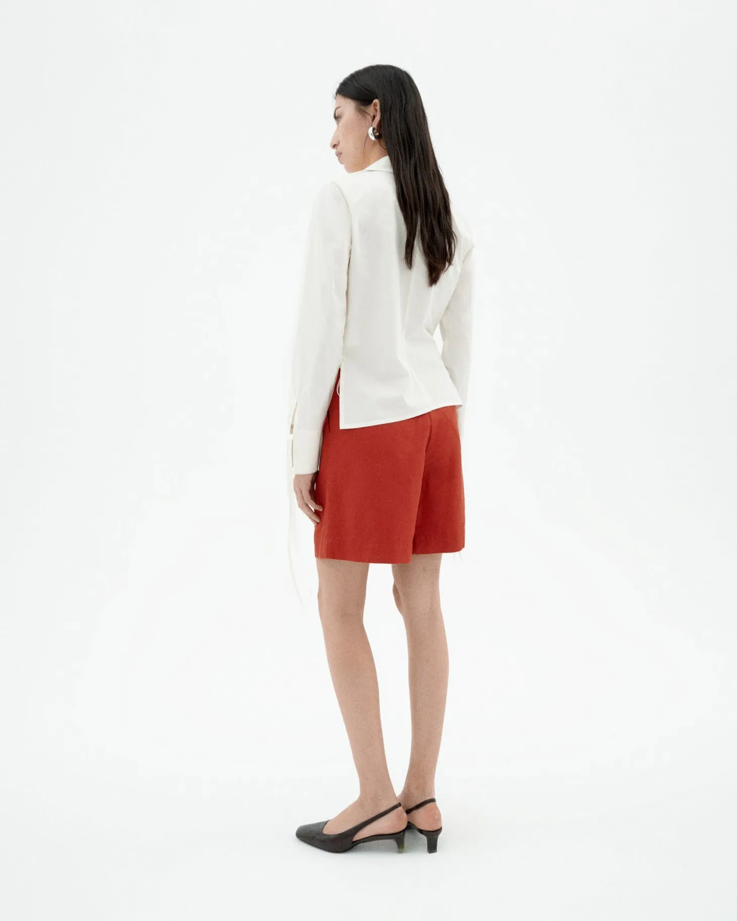 Blouse blanche croisée Lenie