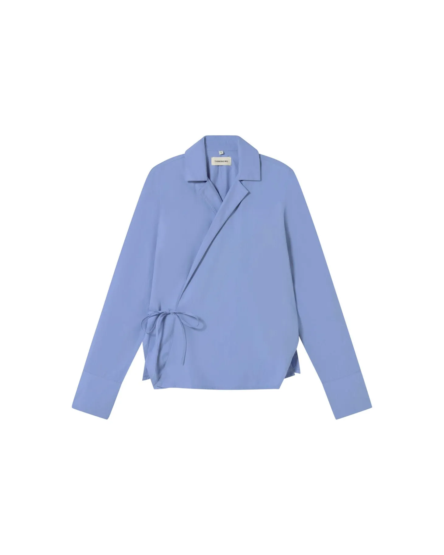 Blouse bleue croisé Lenie