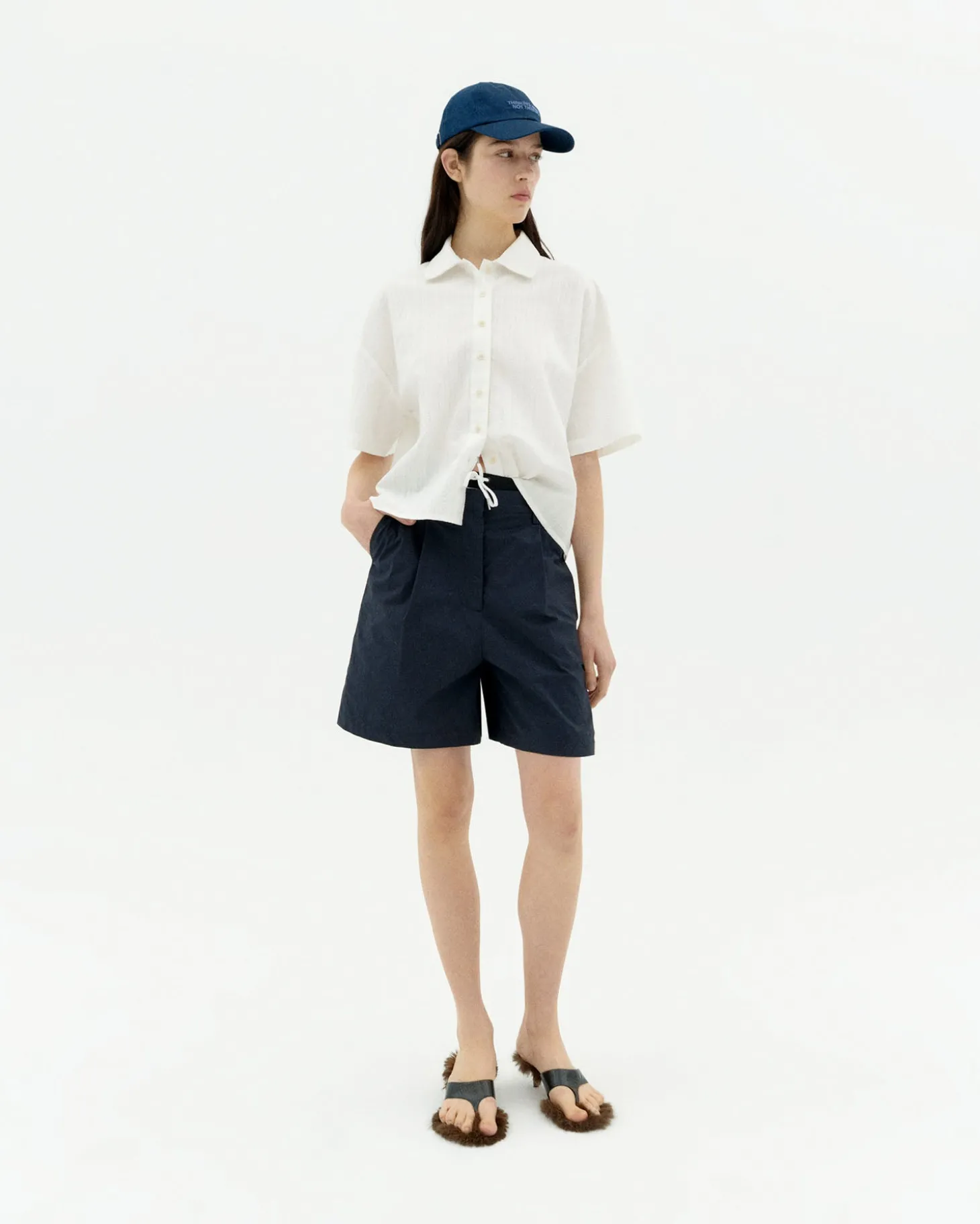 Blouse texturisée blanche Anna