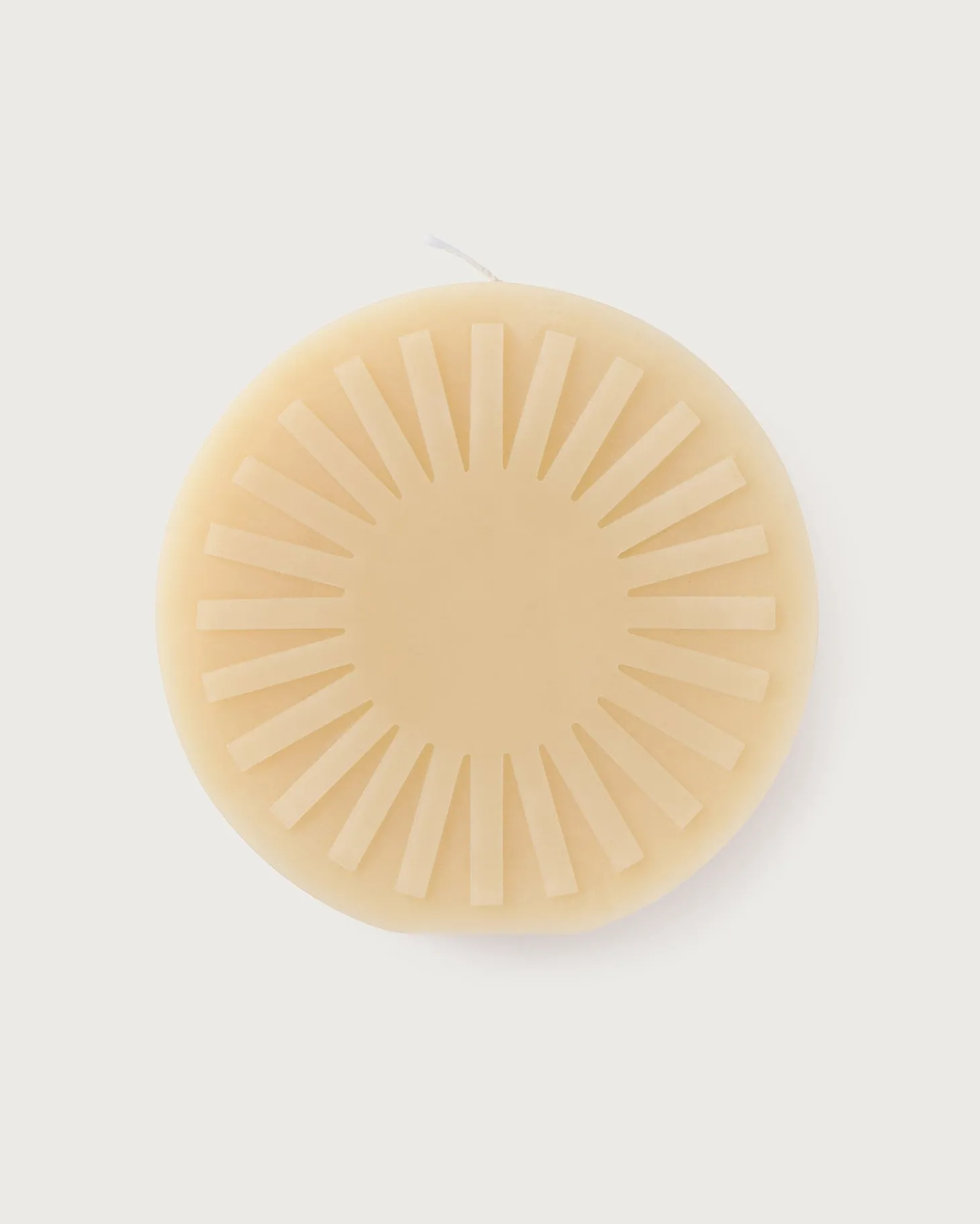 Bougie beige Sol