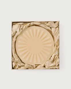 Bougie beige Sol