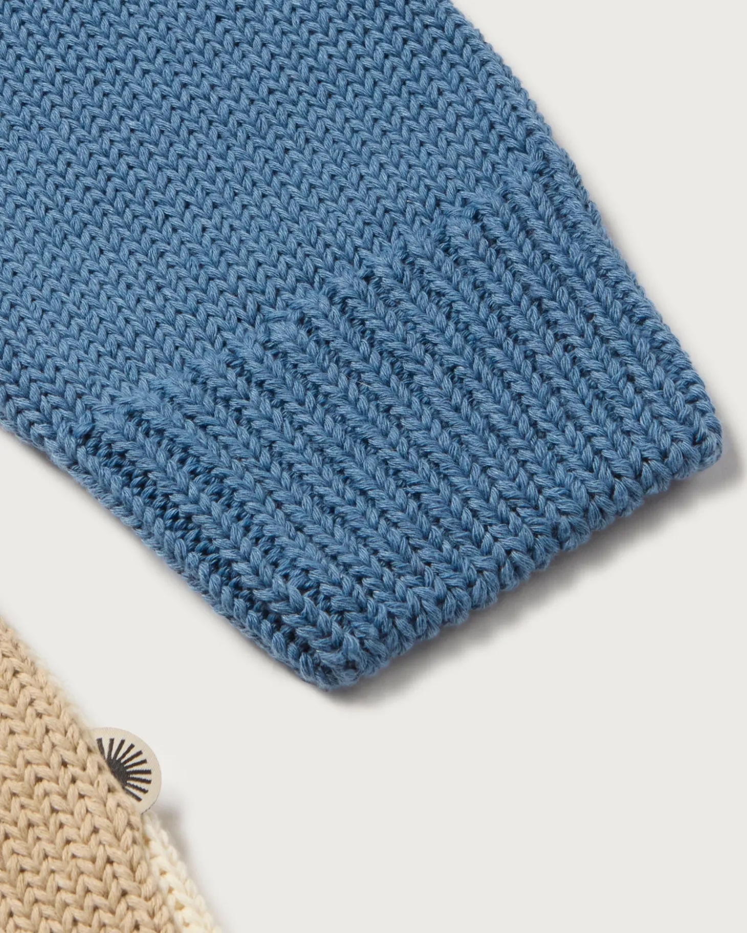 Cardigan écru en maille Nico