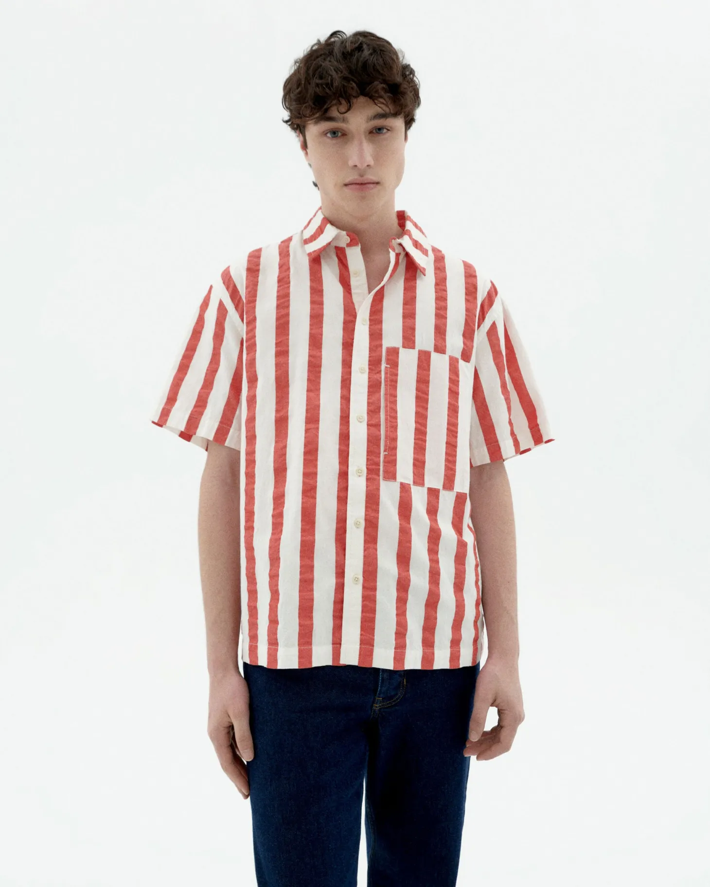 Chemise baggy rouge Kurt