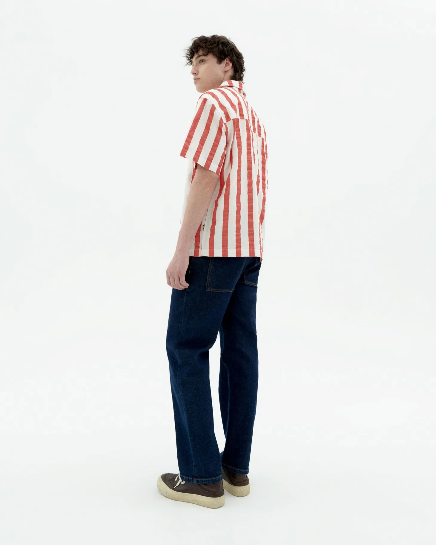 Chemise baggy rouge Kurt
