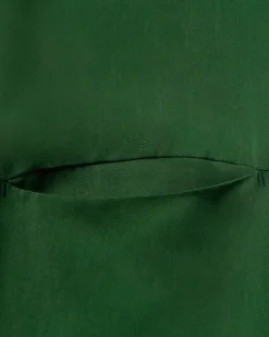 Combinaison verte Cupro Adriana