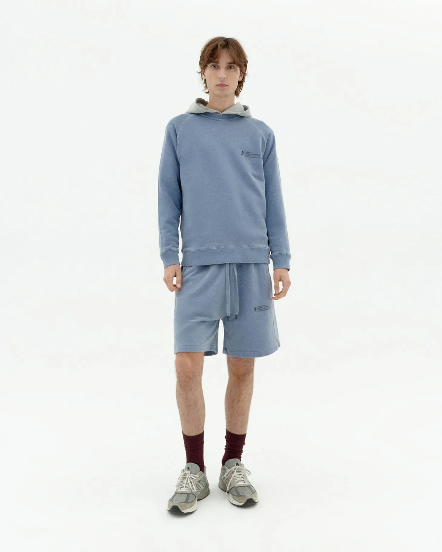 Comfy Bermuda indigo unisex teinture naturelle