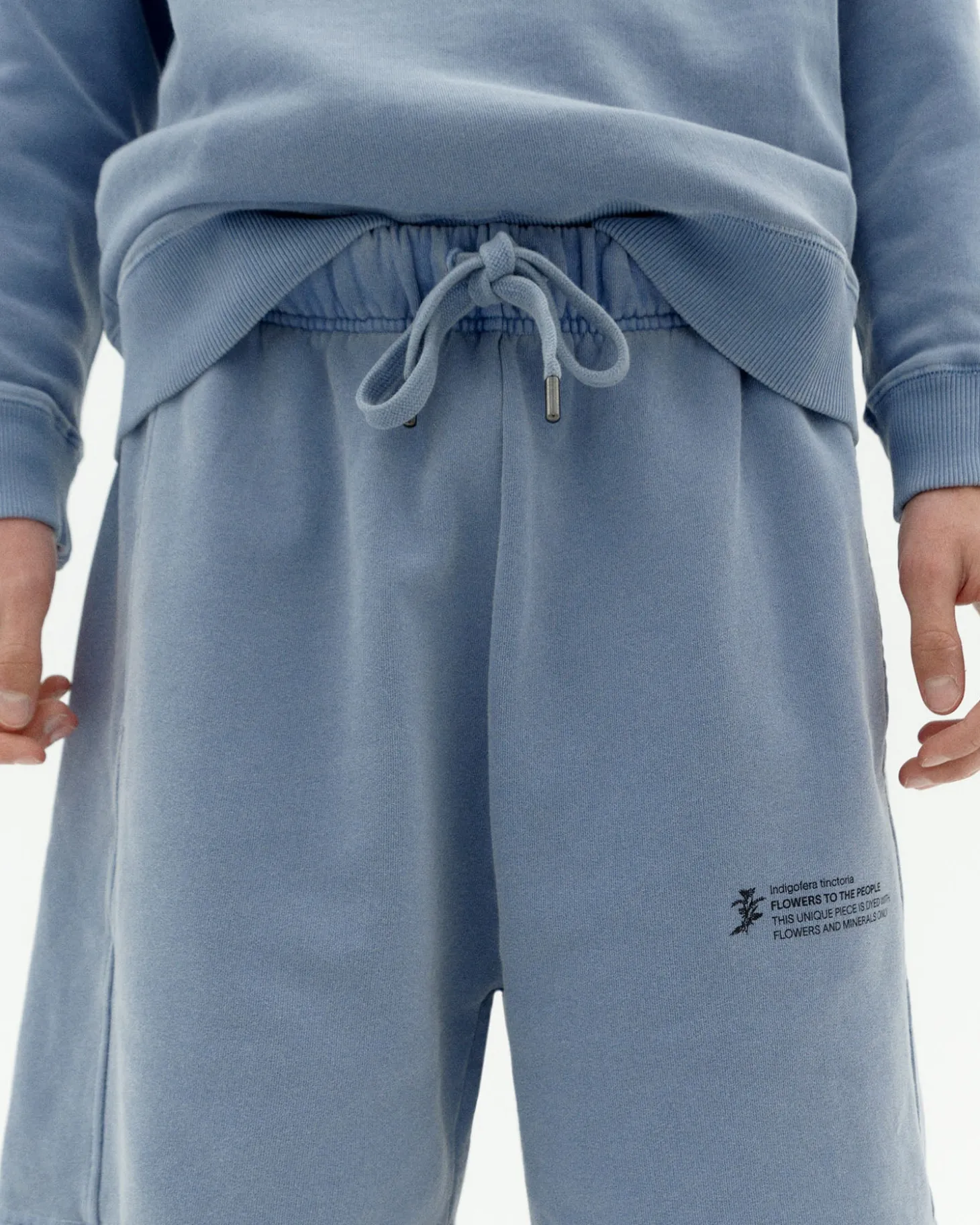 Comfy Bermuda indigo unisex teinture naturelle