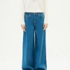 Jean bleu classique wide leg Hedda