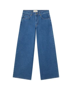 Jean bleu classique wide leg Hedda