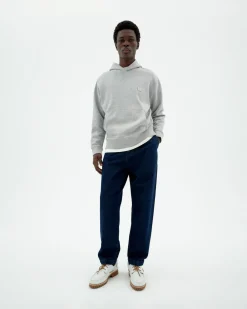 Jean marine à plis décontractée Wotan
