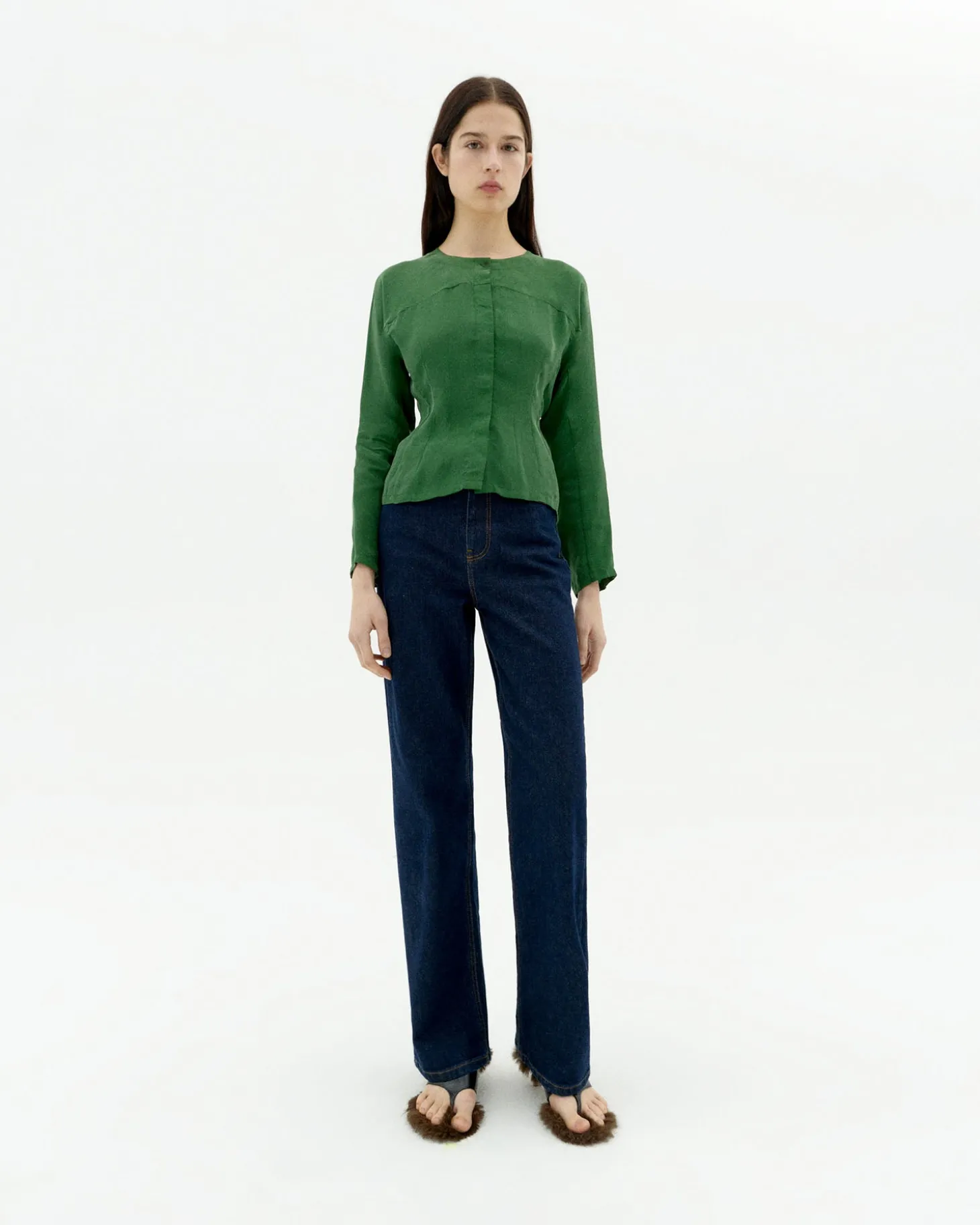 Jean marine taille haute Theresa