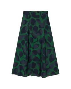 Jupe midi Ecovero leaf Tora
