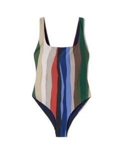 Maillot de bain à rayures river Amalfi