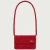 Mini sac rouge crocheté à la main