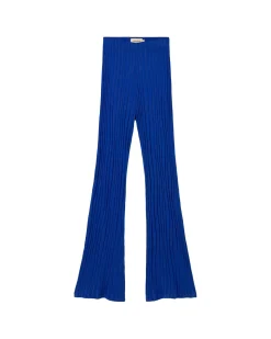 Pantalon comfy en maille bleu Ecovero Naia