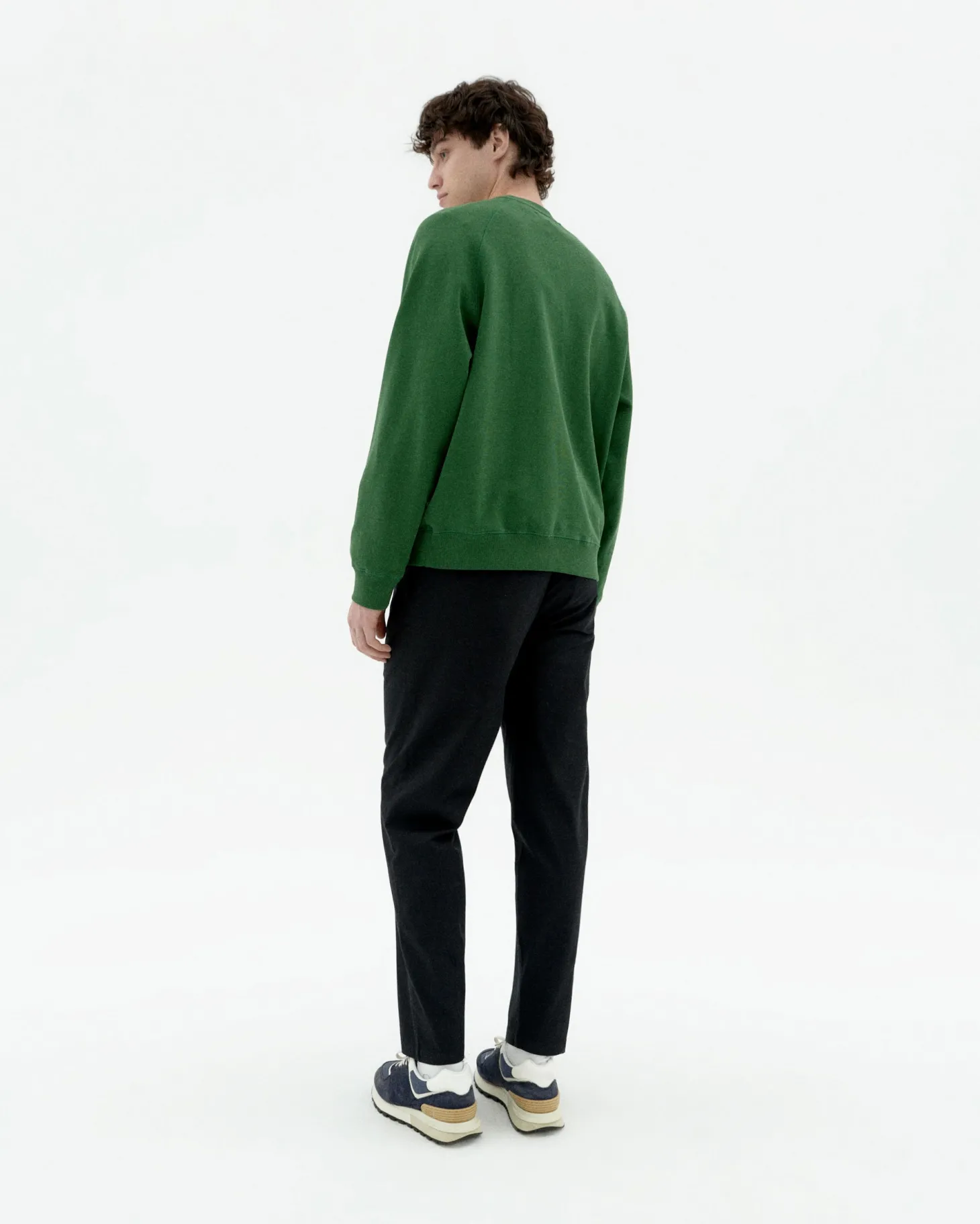 Pantalon noir à plis décontractée Moero