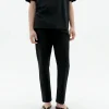 Pantalon noir droit Travel Light