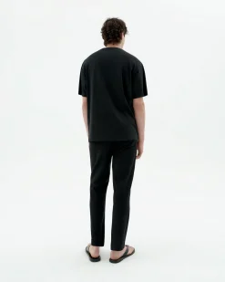 Pantalon noir droit Travel Light