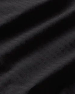 Pantalon noir loose seersucker Luc
