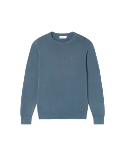 Pull tricoté bleu Orlando