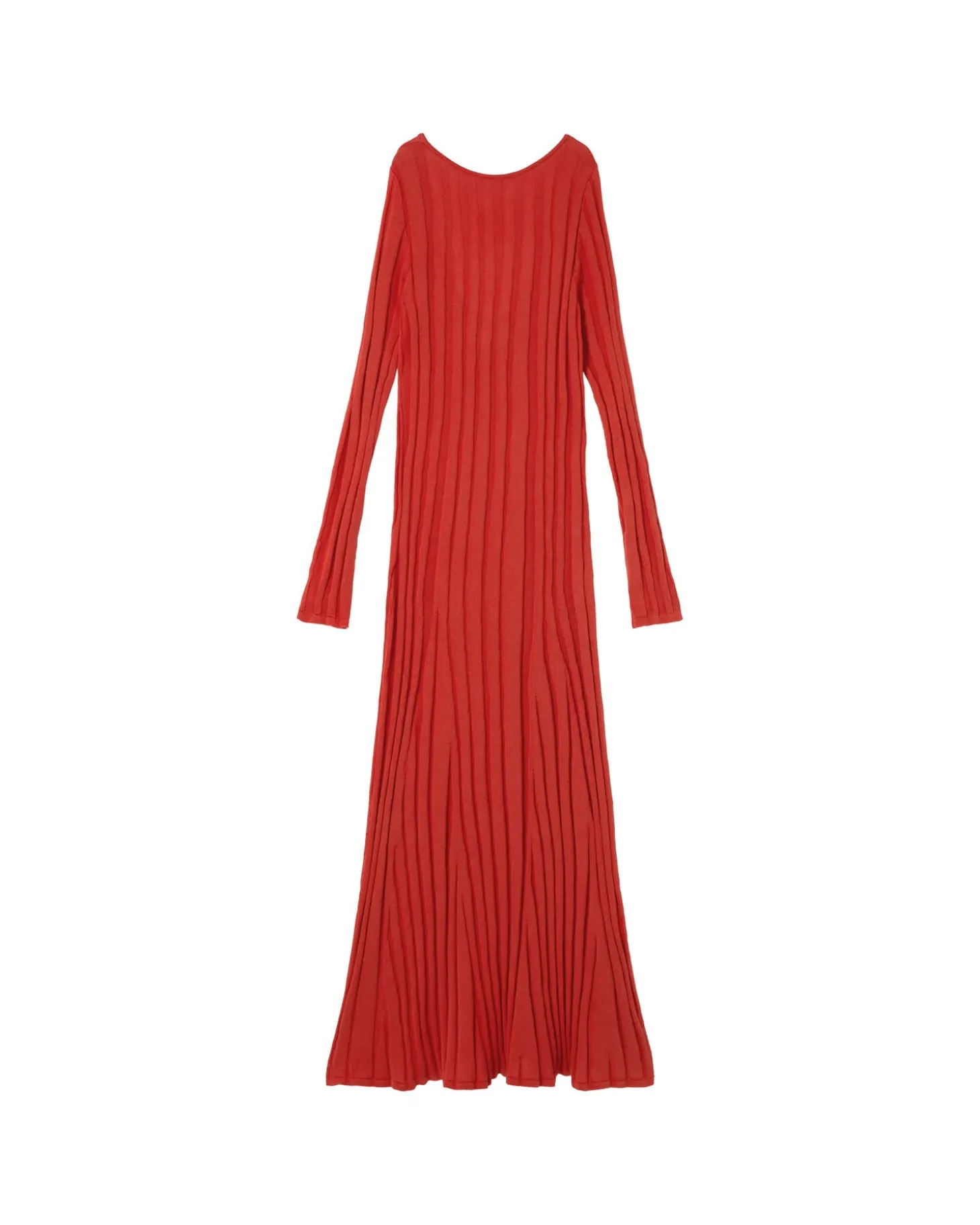 Robe longue en maille dos ouvert Riko