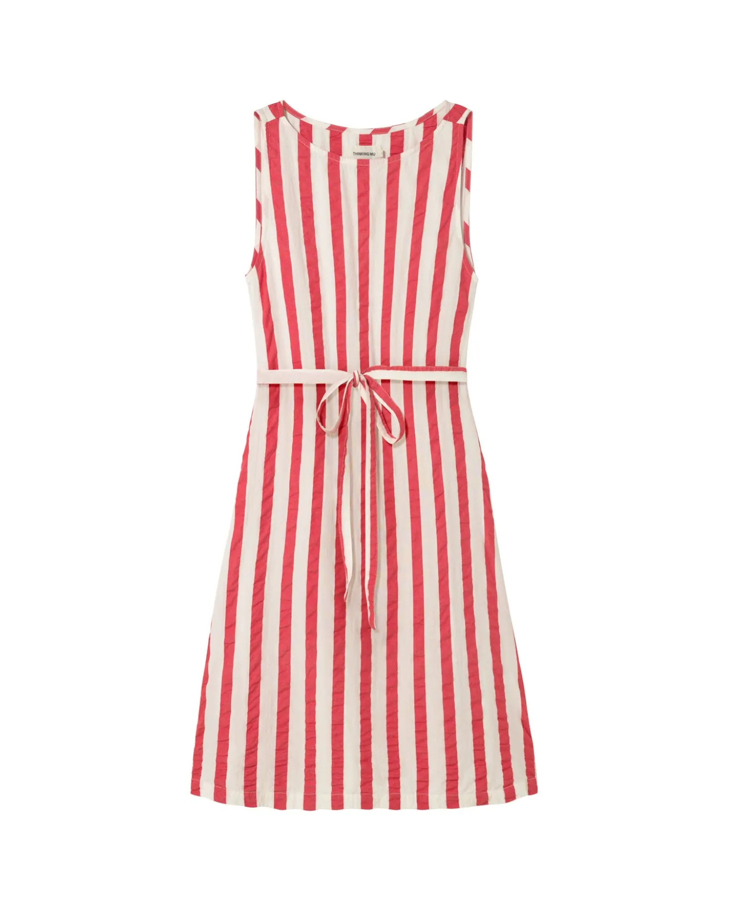 Robe seersucker à rayures nœud Cecile