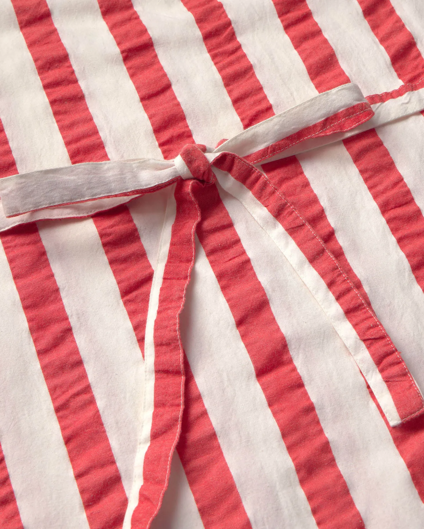 Robe seersucker à rayures nœud Cecile