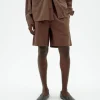 Short marron à rayures Henry
