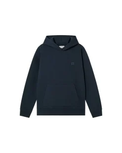 Sweat À Capuche graphite Simon soleil bleu au dos