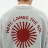 Sweat Pepe soleil rouge au dos