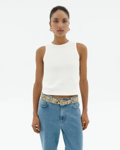 Tank Top blanc Ecovero Turkana