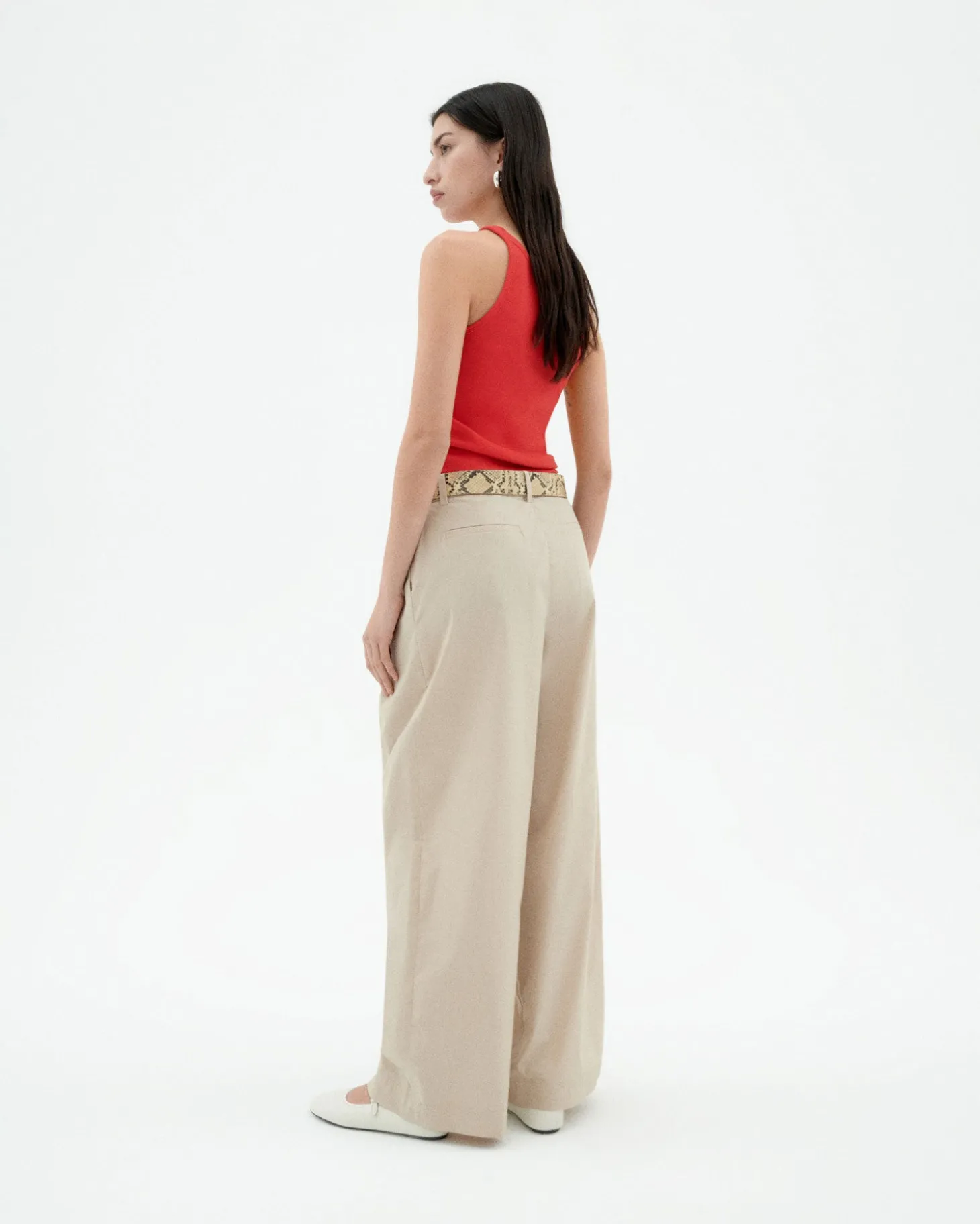 Top Halter rouge Harriet