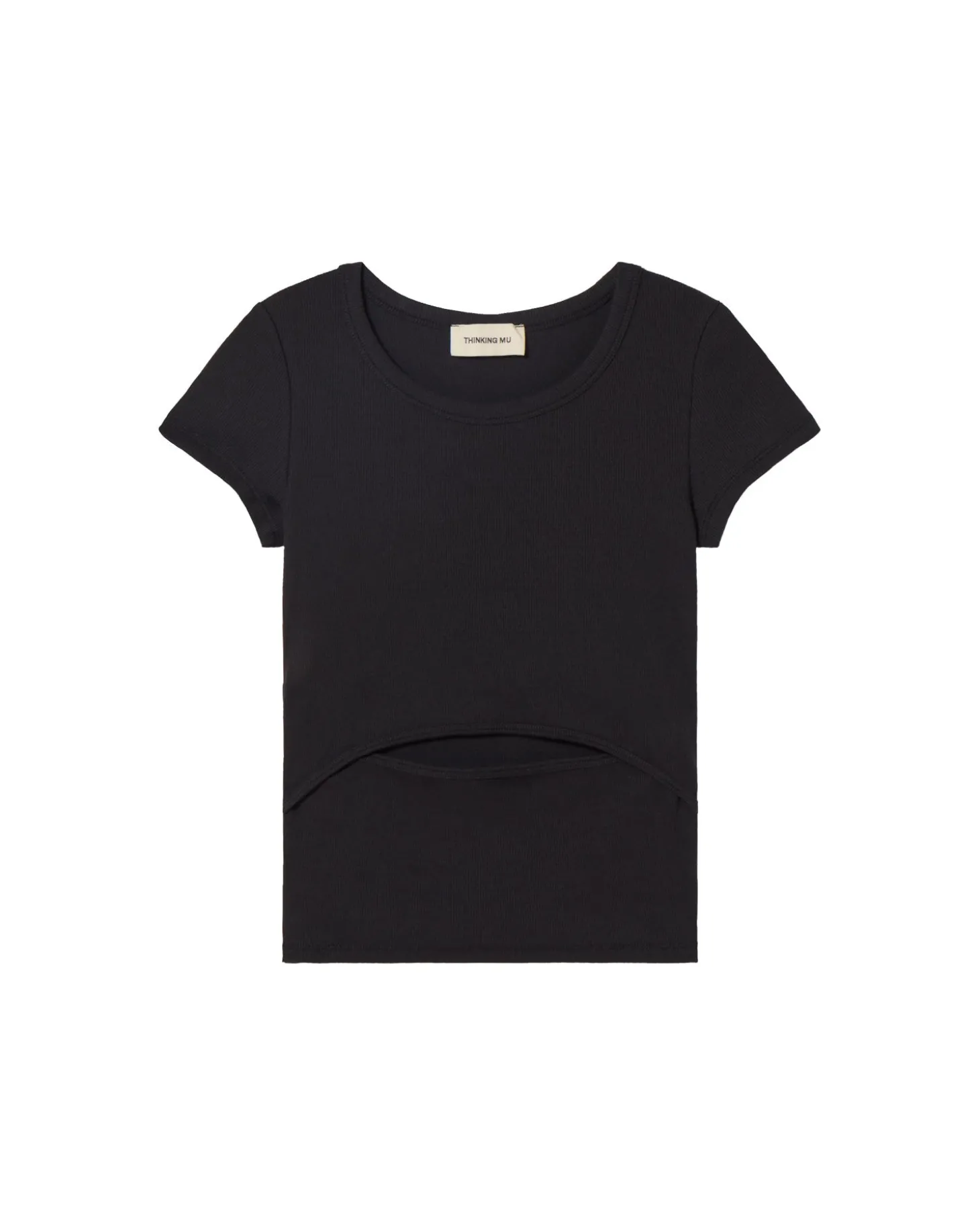 Top noir ouverture Faye