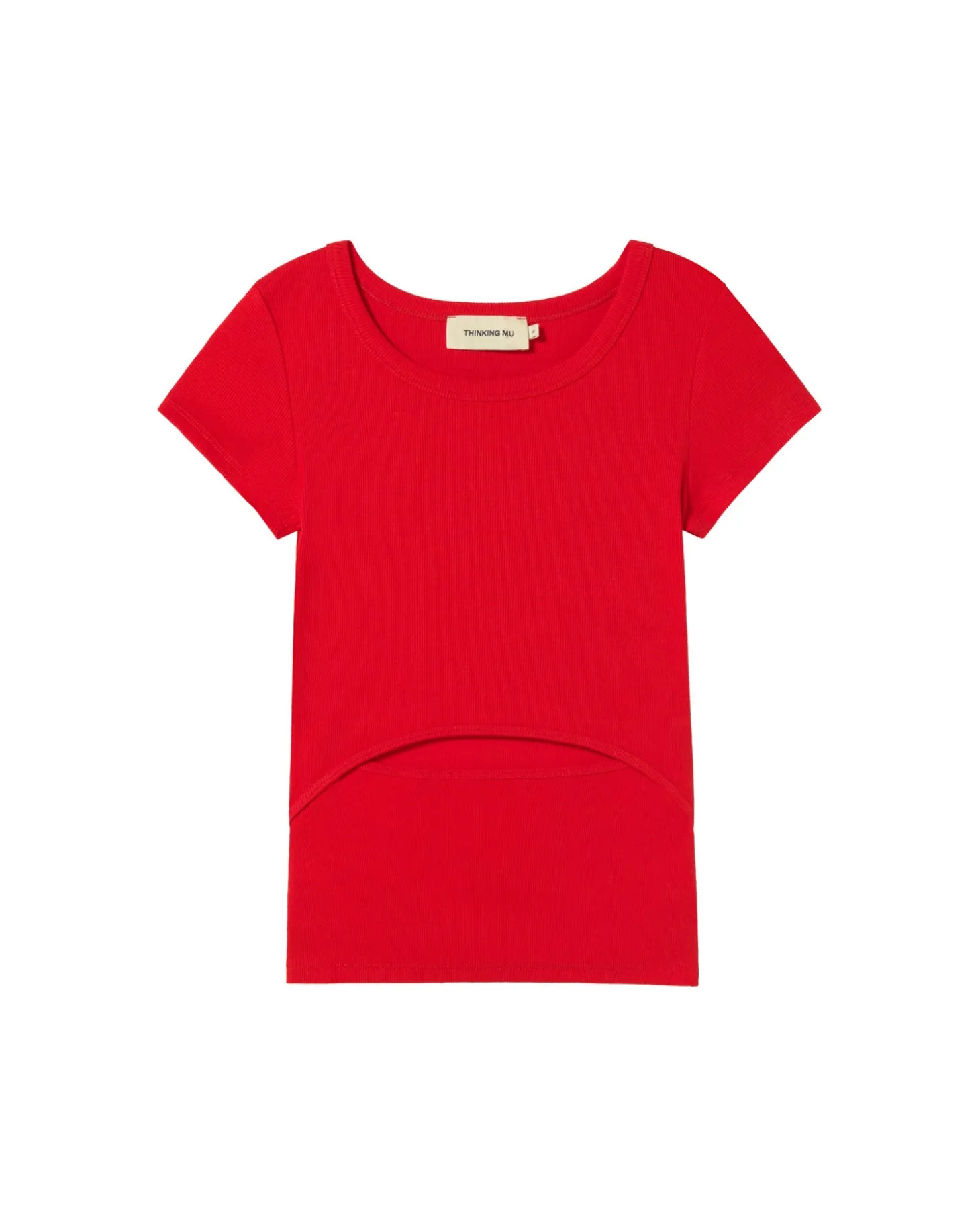 Top rouge ouverture Faye