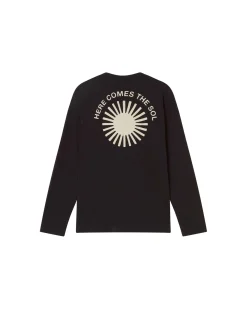 T-shirt à manches longues Emilio soleil blanc au dos