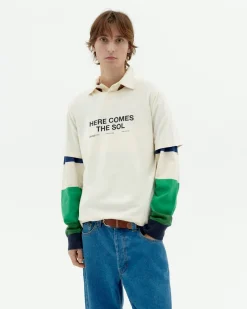 T-shirt blanc here comes the sol