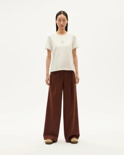 T-shirt blanc soleil Ida
