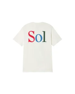 T-shirt blanche Aaron sol type à dos