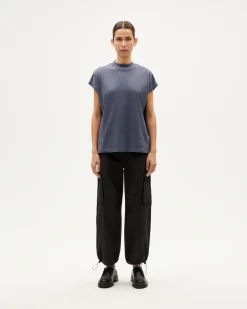 T-shirt bleu basique Volta
