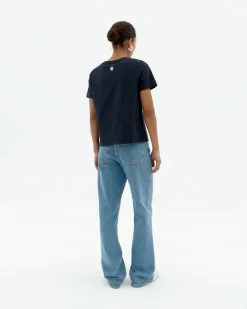 T-shirt bleu here comes the sol Ida