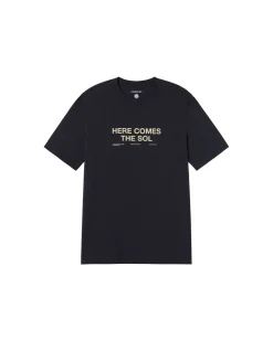 T-shirt bleu here comes the sol