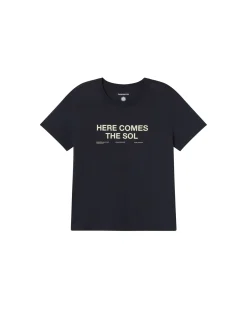 T-shirt bleu here comes the sol Ida