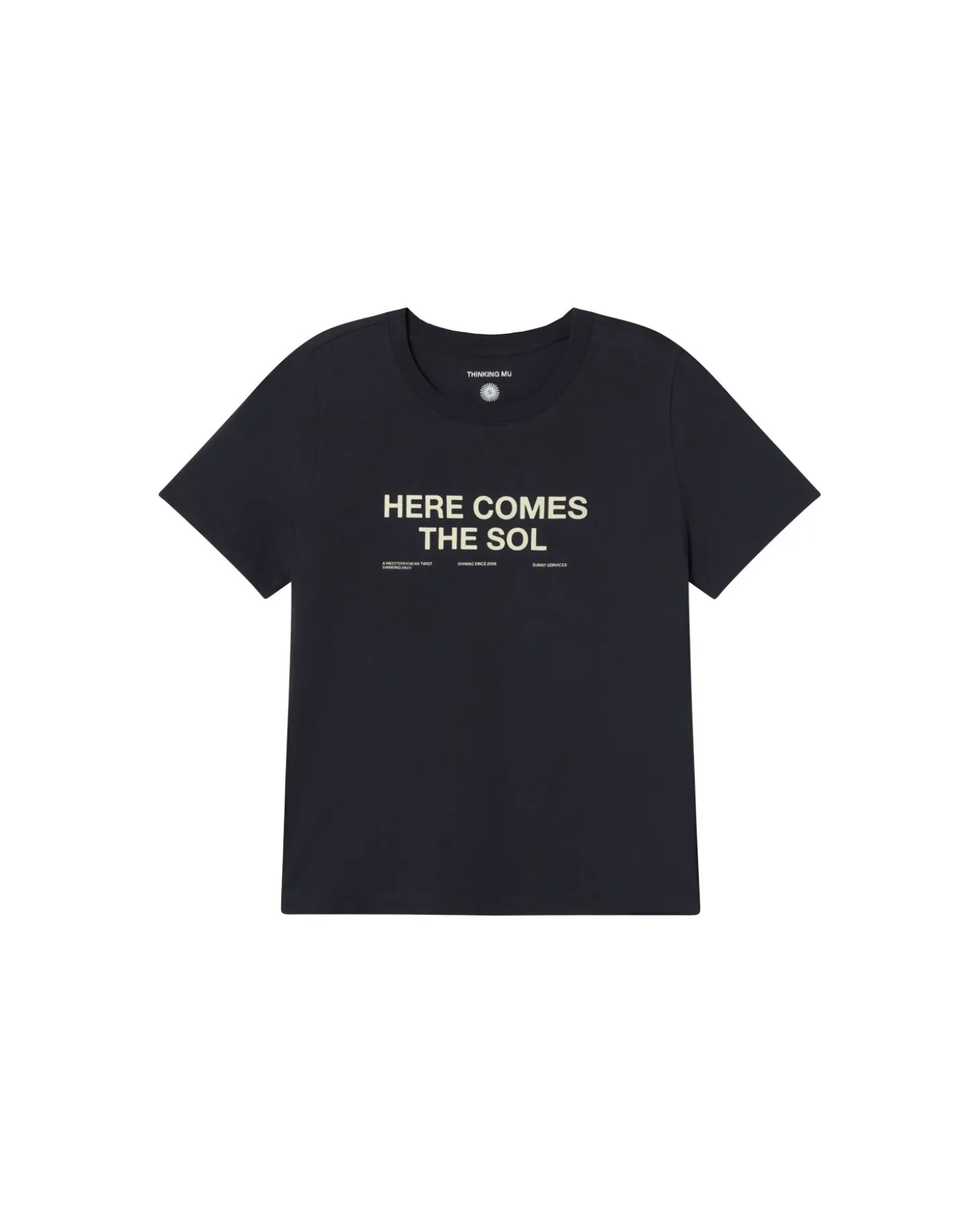 T-shirt bleu here comes the sol Ida