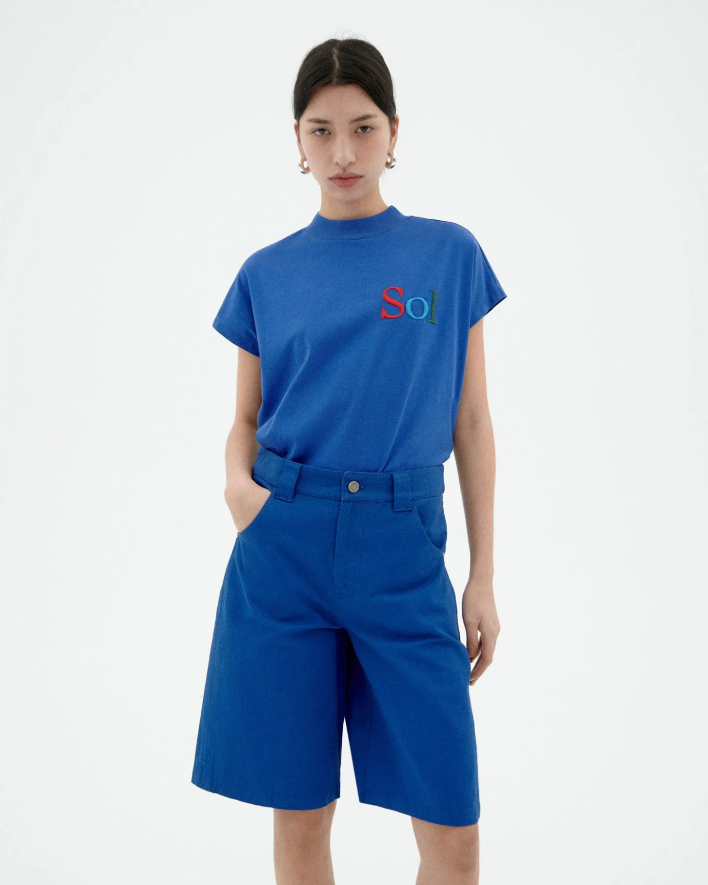T-shirt bleu sol type Volta