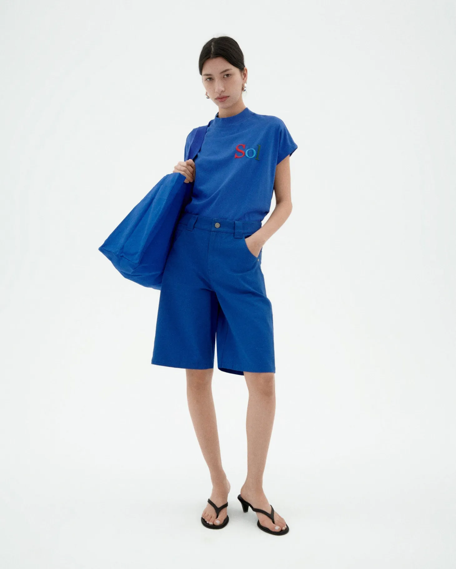 T-shirt bleu sol type Volta