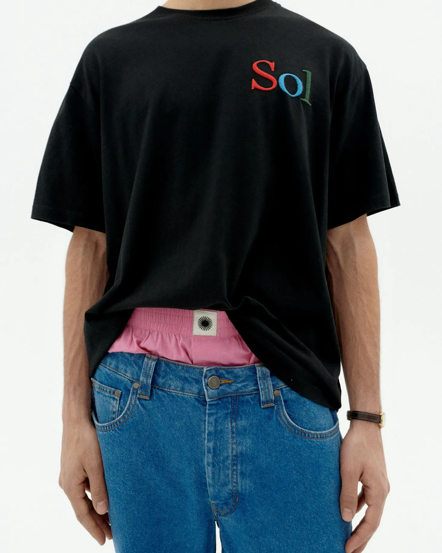 T-shirt brodé sol type Aaron