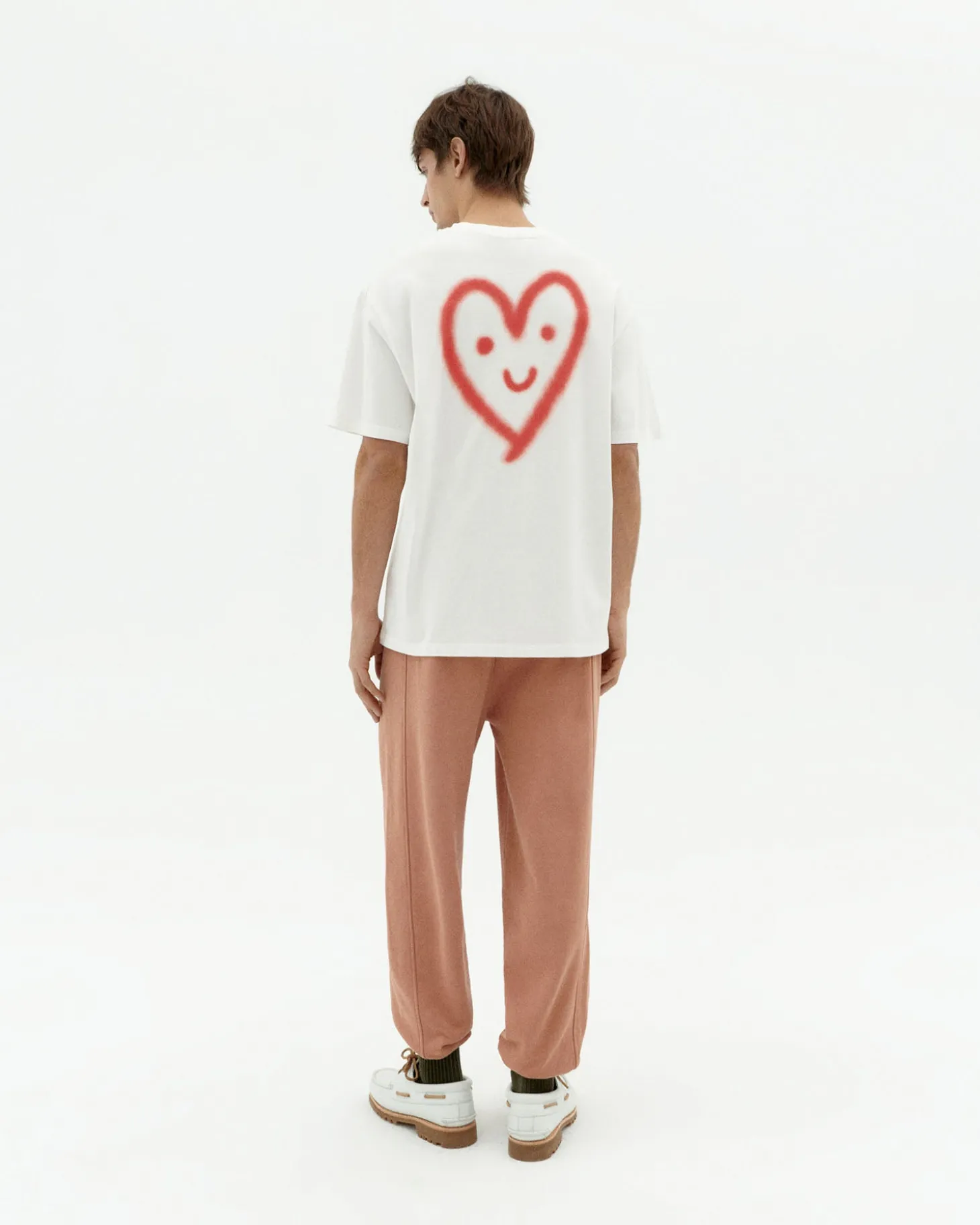 T-shirt cutr3 heart au dos